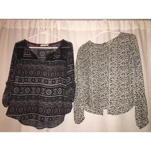 set of 3 flowey tops